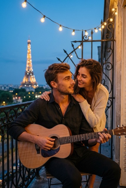 Parisian Balcony Serenade